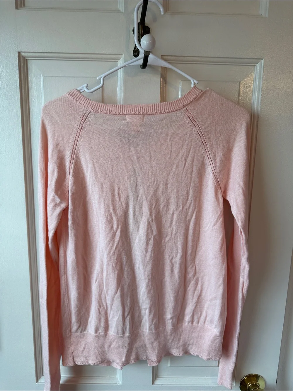 Cat & Jack Pink Knit Button Cardigan